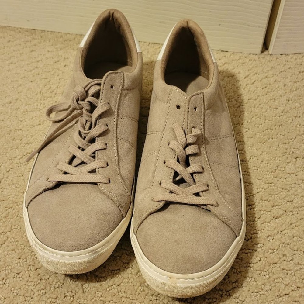 Old Navy Size 8.5 M Women's Tan Textile Tennis Flats Shoes